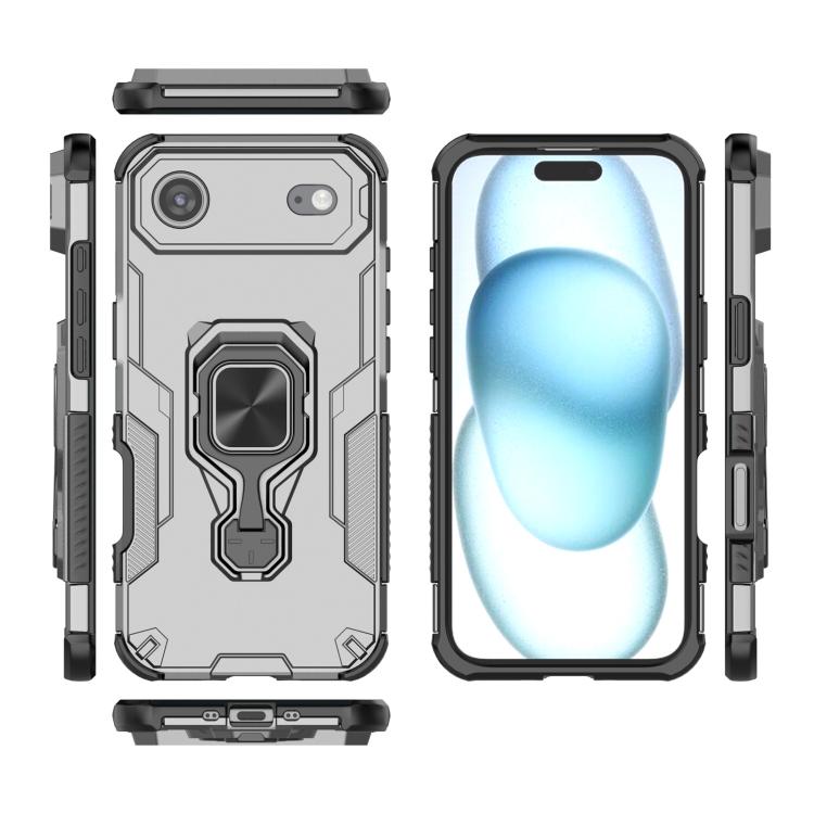 For iPhone Air Metal Kickstand TPU Hybrid PC Phone Case