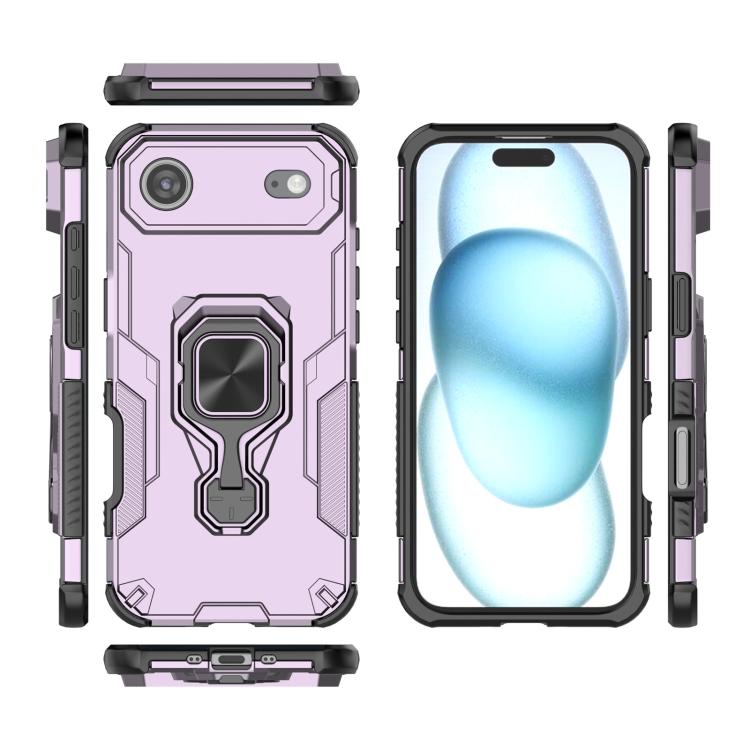 For iPhone Air Metal Kickstand TPU Hybrid PC Phone Case