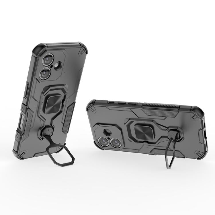 For iPhone 17 Metal Kickstand TPU Hybrid PC Phone Case