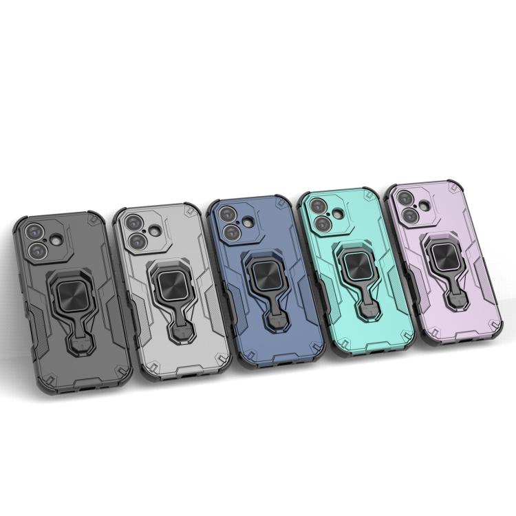 For iPhone 17 Metal Kickstand TPU Hybrid PC Phone Case