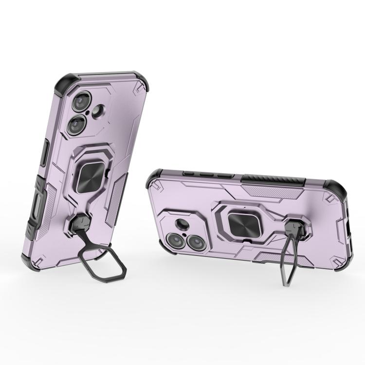 For iPhone 17 Metal Kickstand TPU Hybrid PC Phone Case