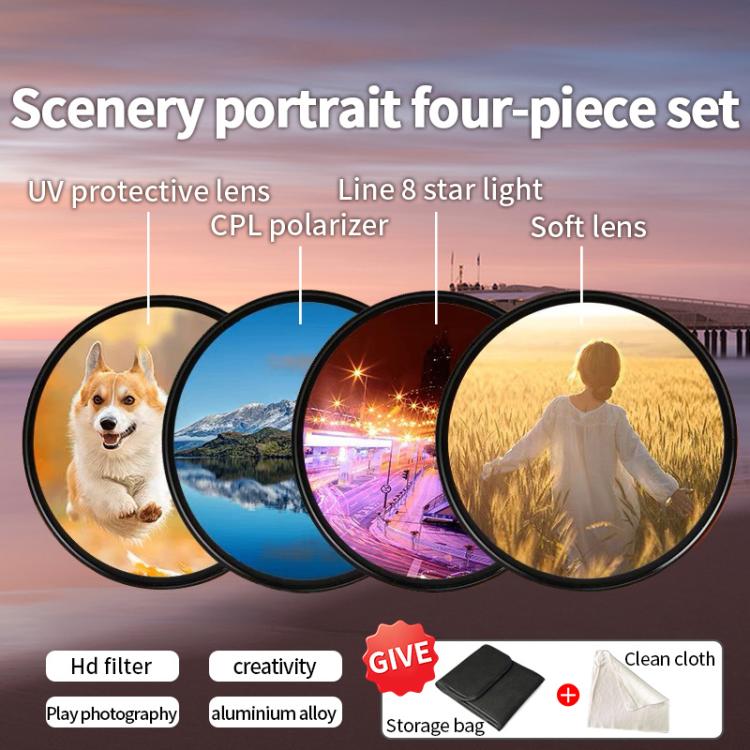 For Xiaomi 15 Ultra JSR Phone Lens Filter Kit, Filter:UV+CPL+Star+Mist
