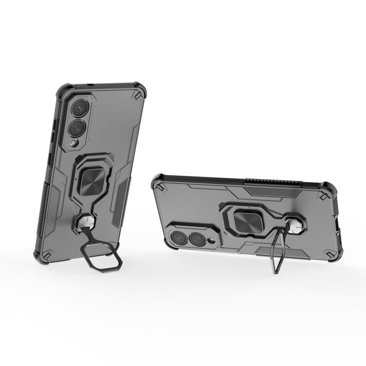 For Samsung Galaxy S25 Edge 5G Metal Kickstand TPU Hybrid PC Phone Case