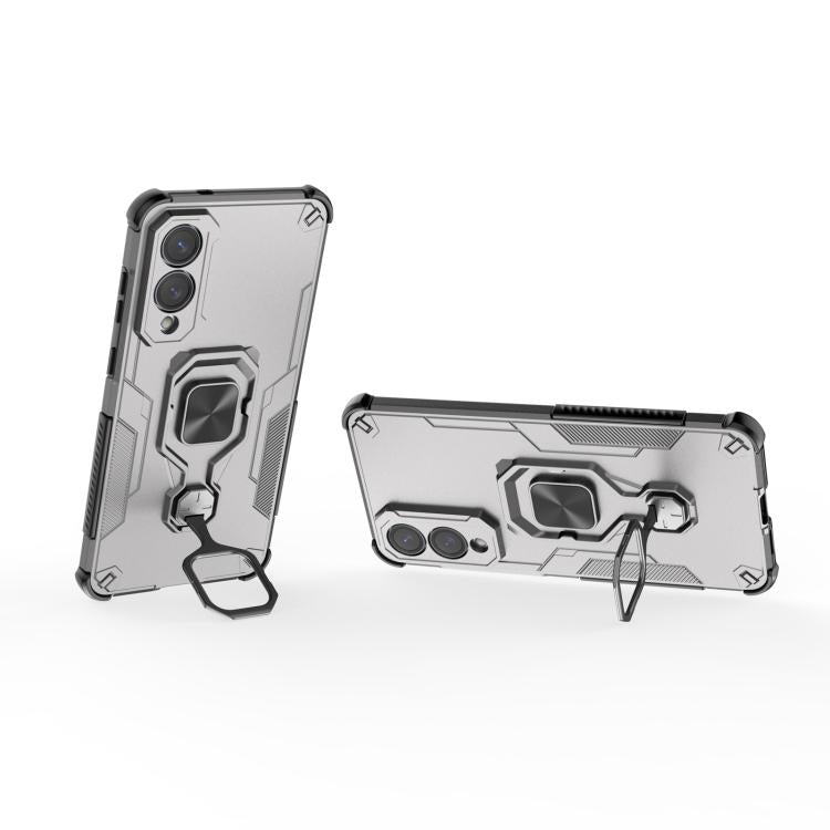 For Samsung Galaxy S25 Edge 5G Metal Kickstand TPU Hybrid PC Phone Case