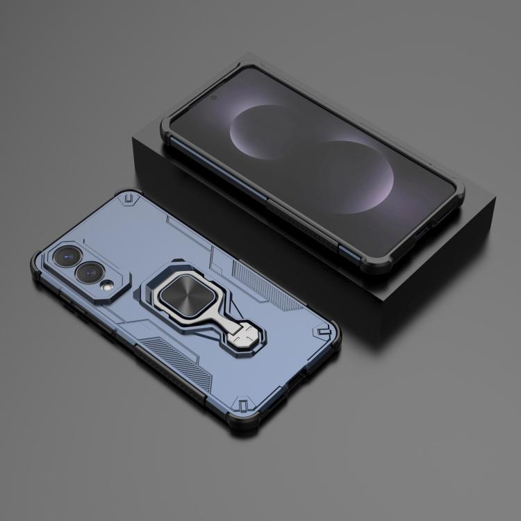 For Samsung Galaxy S25 Edge 5G Metal Kickstand TPU Hybrid PC Phone Case