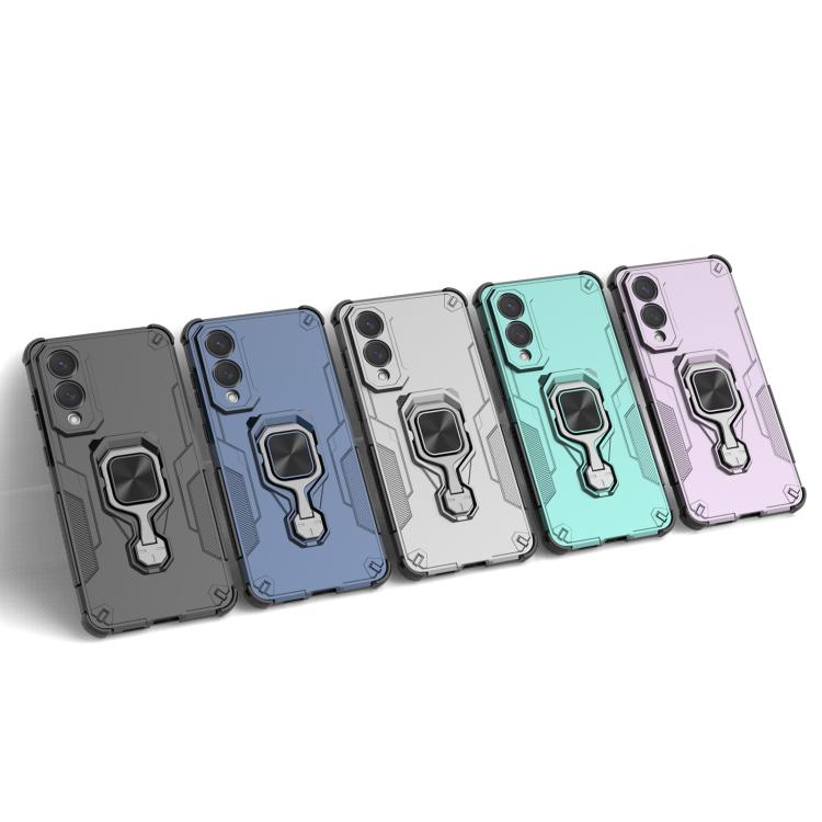 For Samsung Galaxy S25 Edge 5G Metal Kickstand TPU Hybrid PC Phone Case