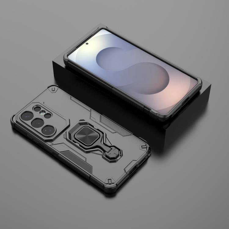 For Samsung Galaxy S26 Ultra 5G Metal Kickstand TPU Hybrid PC Phone Case