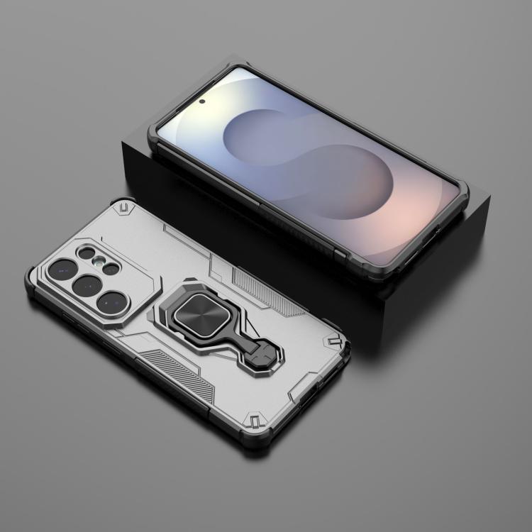 For Samsung Galaxy S26 Ultra 5G Metal Kickstand TPU Hybrid PC Phone Case