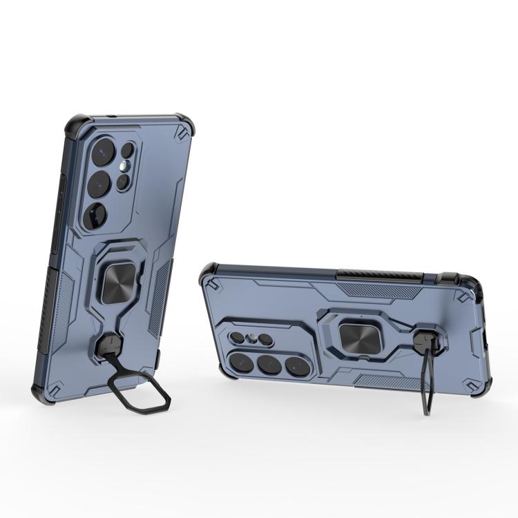 For Samsung Galaxy S26 Ultra 5G Metal Kickstand TPU Hybrid PC Phone Case