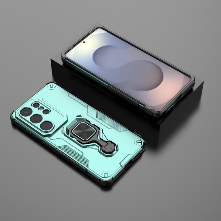 For Samsung Galaxy S26 Ultra 5G Metal Kickstand TPU Hybrid PC Phone Case