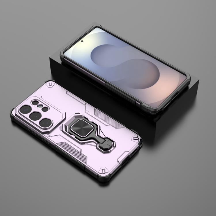 For Samsung Galaxy S26 Ultra 5G Metal Kickstand TPU Hybrid PC Phone Case