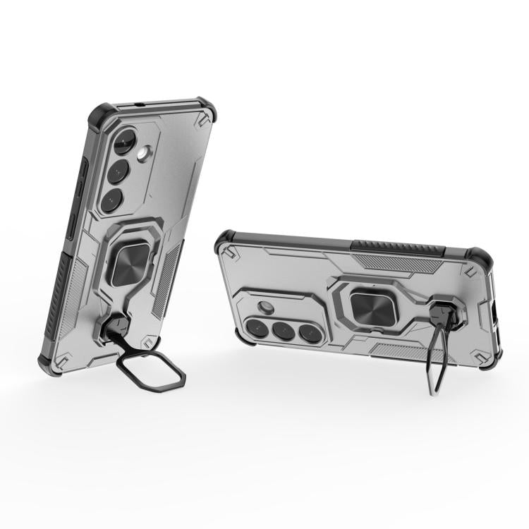 For Samsung Galaxy S26+ 5G Metal Kickstand TPU Hybrid PC Phone Case