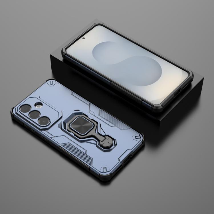For Samsung Galaxy S26+ 5G Metal Kickstand TPU Hybrid PC Phone Case