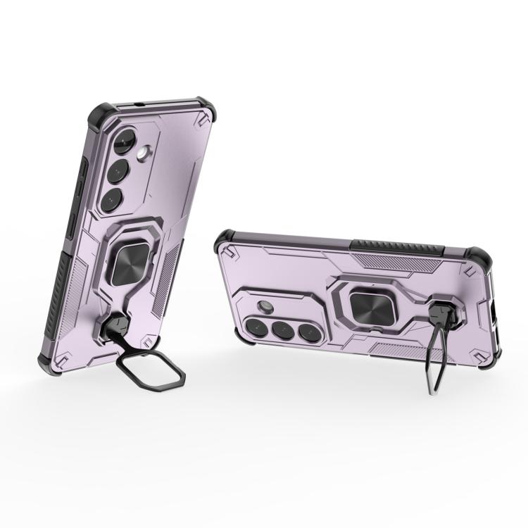 For Samsung Galaxy S26+ 5G Metal Kickstand TPU Hybrid PC Phone Case