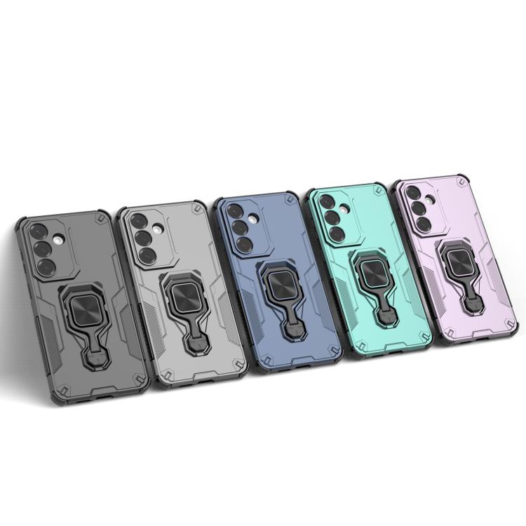 For Samsung Galaxy S26+ 5G Metal Kickstand TPU Hybrid PC Phone Case