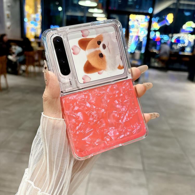 For Huawei Pura X Pearlescent Shell Texture Phone Case