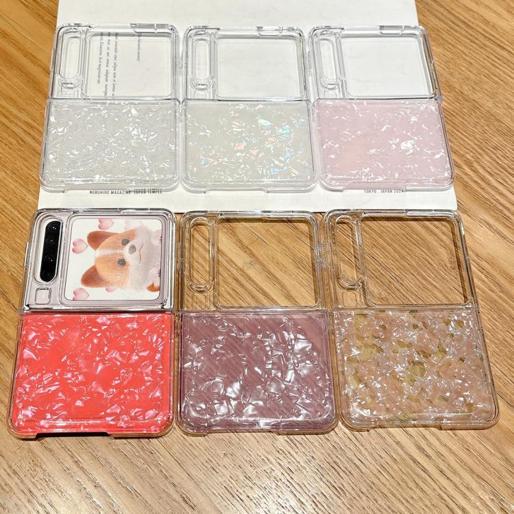 For Huawei Pura X Pearlescent Shell Texture Phone Case