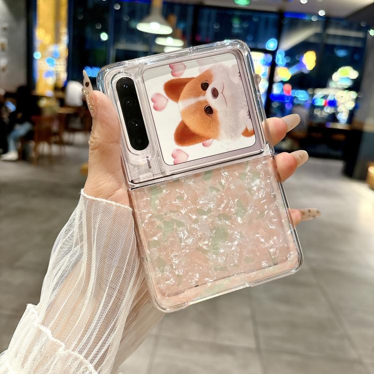 For Huawei Pura X Pearlescent Shell Texture Phone Case