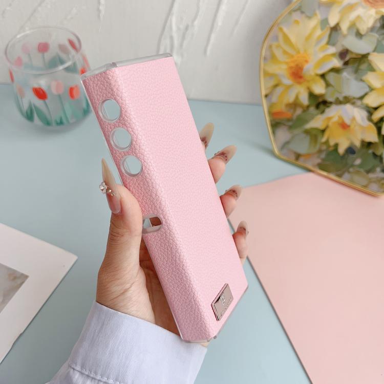 For Honor V Purse Transparent Edge Litchi Texture Phone Case