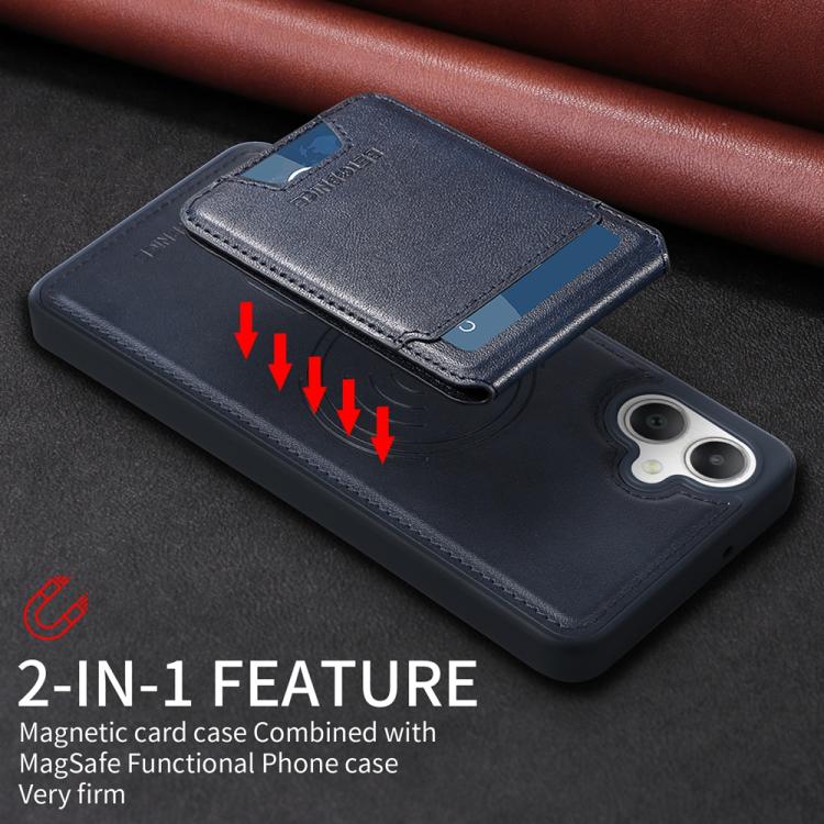 For Samsung Galaxy A06 4G BETOPNICE Vertical Flip Detachable MagSafe Wallet Phone Case