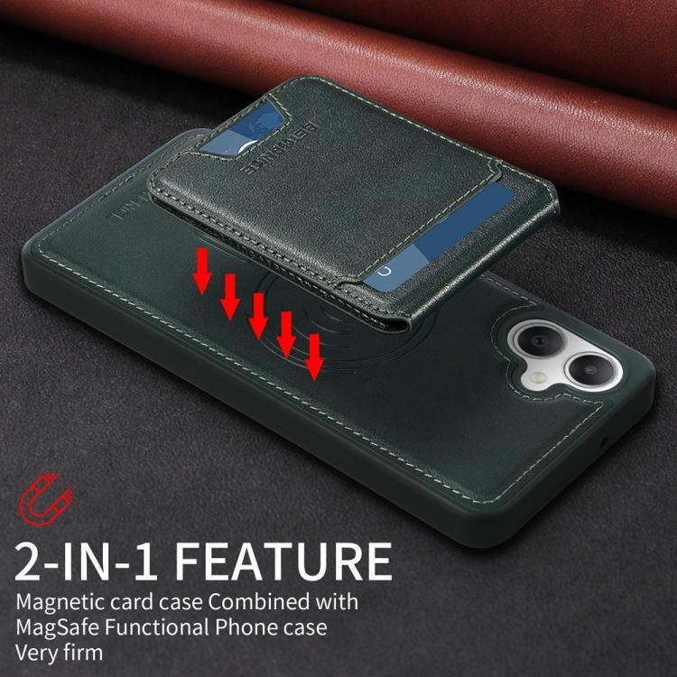 For Samsung Galaxy A06 4G BETOPNICE Vertical Flip Detachable MagSafe Wallet Phone Case