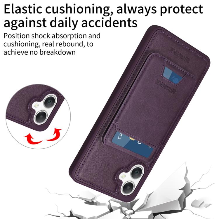 For Samsung Galaxy A06 4G BETOPNICE Vertical Flip Detachable MagSafe Wallet Phone Case