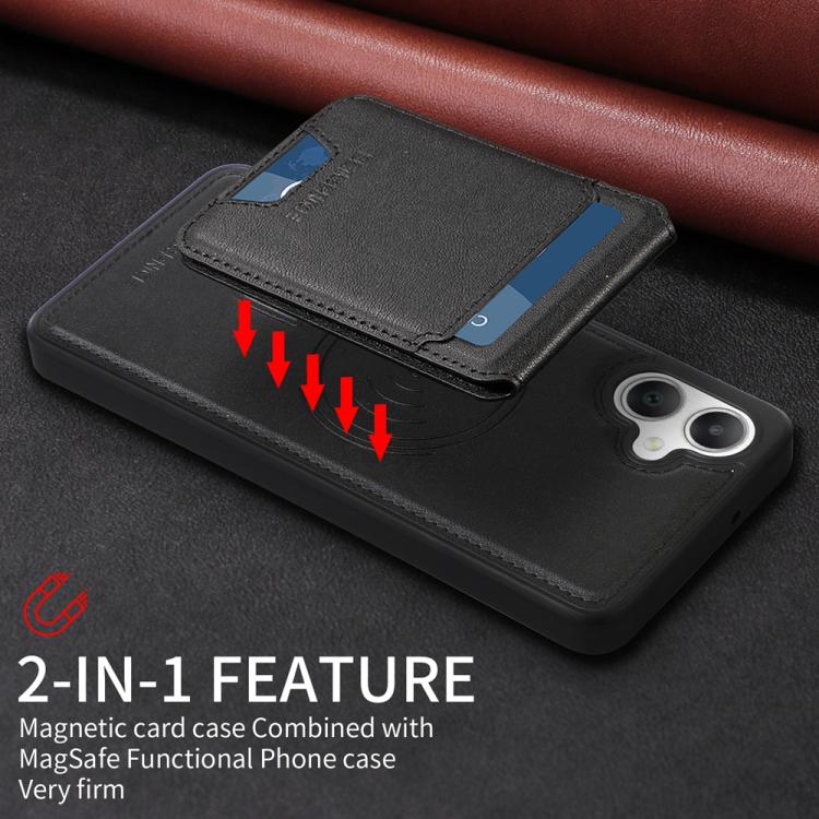 For Samsung Galaxy A06 4G BETOPNICE Vertical Flip Detachable MagSafe Wallet Phone Case