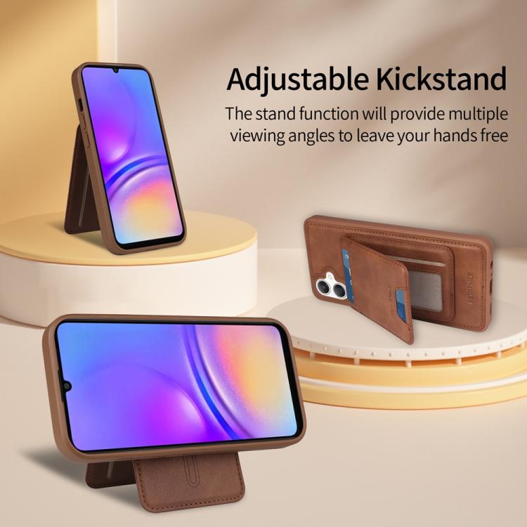 For Samsung Galaxy A06 4G BETOPNICE Vertical Flip Detachable MagSafe Wallet Phone Case