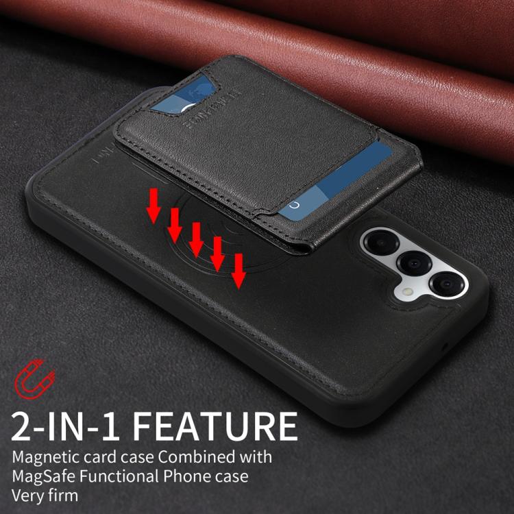 For Samsung Galaxy A16 5G BETOPNICE Vertical Flip Detachable MagSafe Wallet Phone Case