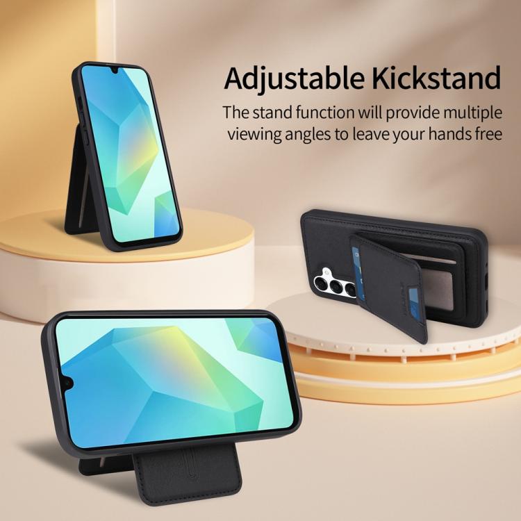 For Samsung Galaxy A16 5G BETOPNICE Vertical Flip Detachable MagSafe Wallet Phone Case