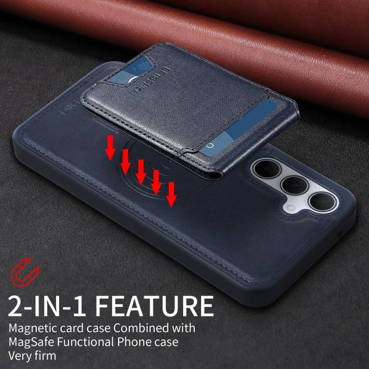 For Samsung Galaxy A35 5G BETOPNICE Vertical Flip Detachable MagSafe Wallet Phone Case