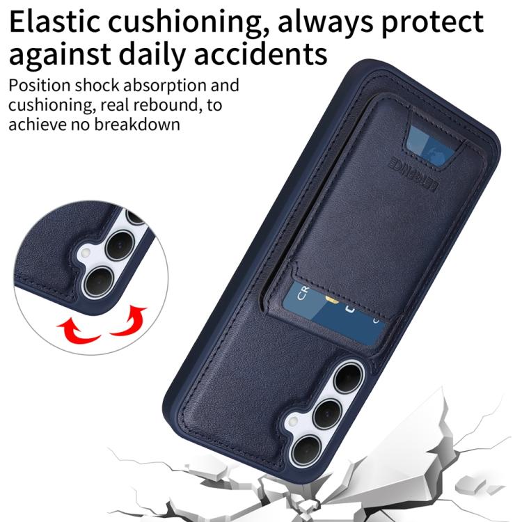 For Samsung Galaxy A35 5G BETOPNICE Vertical Flip Detachable MagSafe Wallet Phone Case