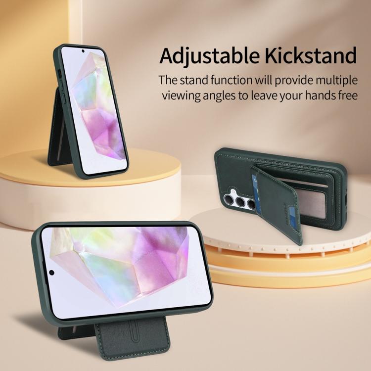 For Samsung Galaxy A35 5G BETOPNICE Vertical Flip Detachable MagSafe Wallet Phone Case