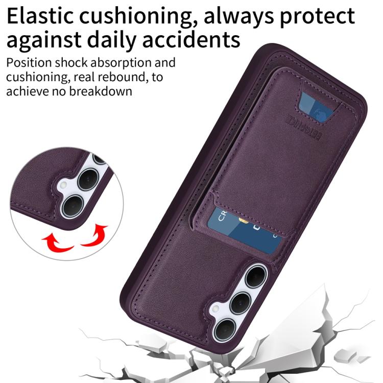 For Samsung Galaxy A35 5G BETOPNICE Vertical Flip Detachable MagSafe Wallet Phone Case
