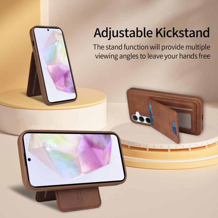 For Samsung Galaxy A35 5G BETOPNICE Vertical Flip Detachable MagSafe Wallet Phone Case