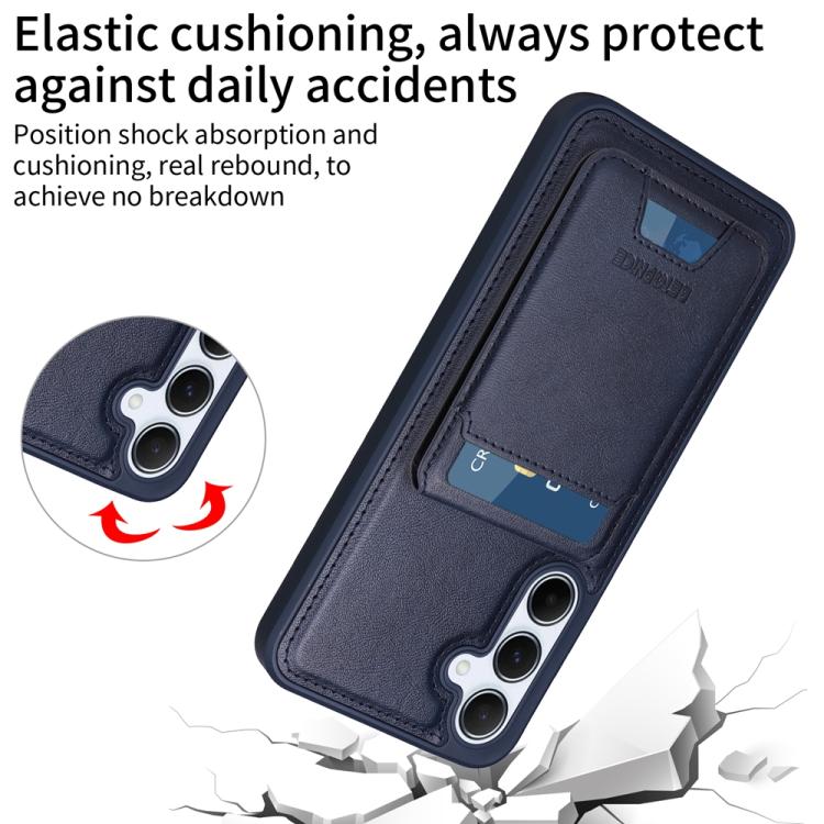 For Samsung Galaxy A55 5G BETOPNICE Vertical Flip Detachable MagSafe Wallet Phone Case