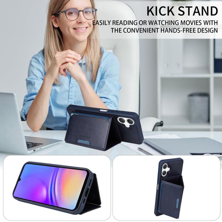 For Samsung Galaxy A06 4G BETOPNICE Horizontal Flip Detachable MagSafe Wallet Phone Case