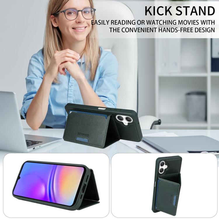 For Samsung Galaxy A06 4G BETOPNICE Horizontal Flip Detachable MagSafe Wallet Phone Case