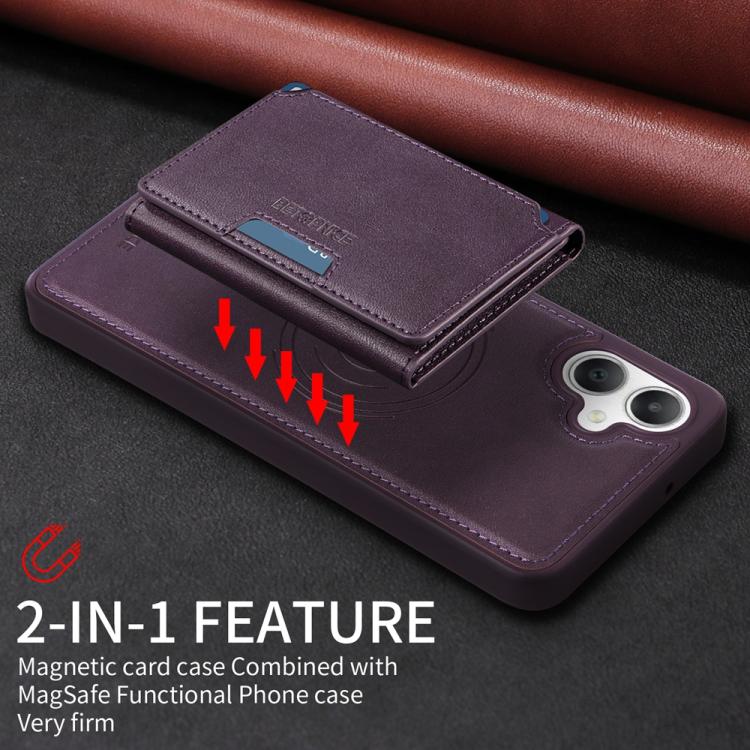 For Samsung Galaxy A06 4G BETOPNICE Horizontal Flip Detachable MagSafe Wallet Phone Case