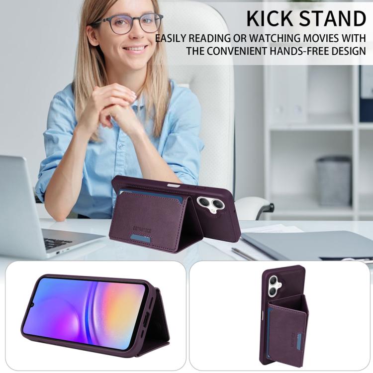 For Samsung Galaxy A06 4G BETOPNICE Horizontal Flip Detachable MagSafe Wallet Phone Case