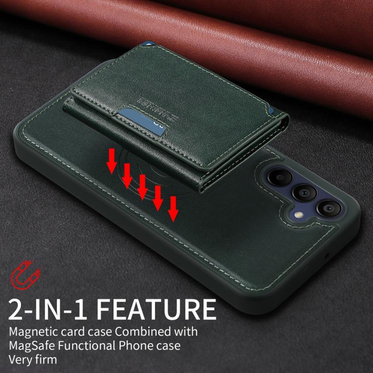 For Samsung Galaxy A15 5G BETOPNICE Horizontal Flip Detachable MagSafe Wallet Phone Case
