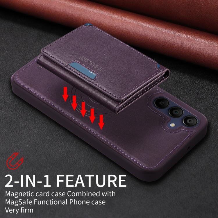 For Samsung Galaxy A15 5G BETOPNICE Horizontal Flip Detachable MagSafe Wallet Phone Case
