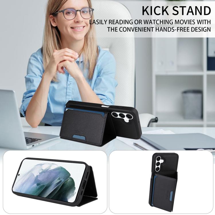 For Samsung Galaxy A16 5G BETOPNICE Horizontal Flip Detachable MagSafe Wallet Phone Case