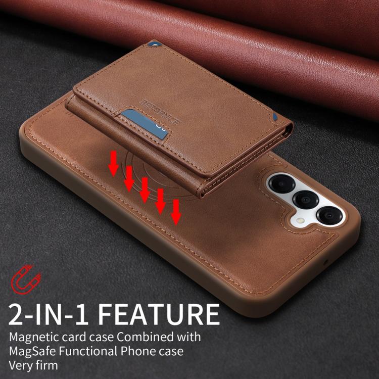 For Samsung Galaxy A16 5G BETOPNICE Horizontal Flip Detachable MagSafe Wallet Phone Case