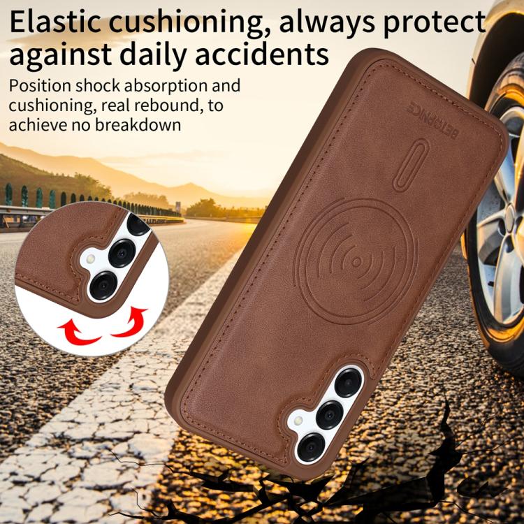 For Samsung Galaxy A16 5G BETOPNICE Horizontal Flip Detachable MagSafe Wallet Phone Case