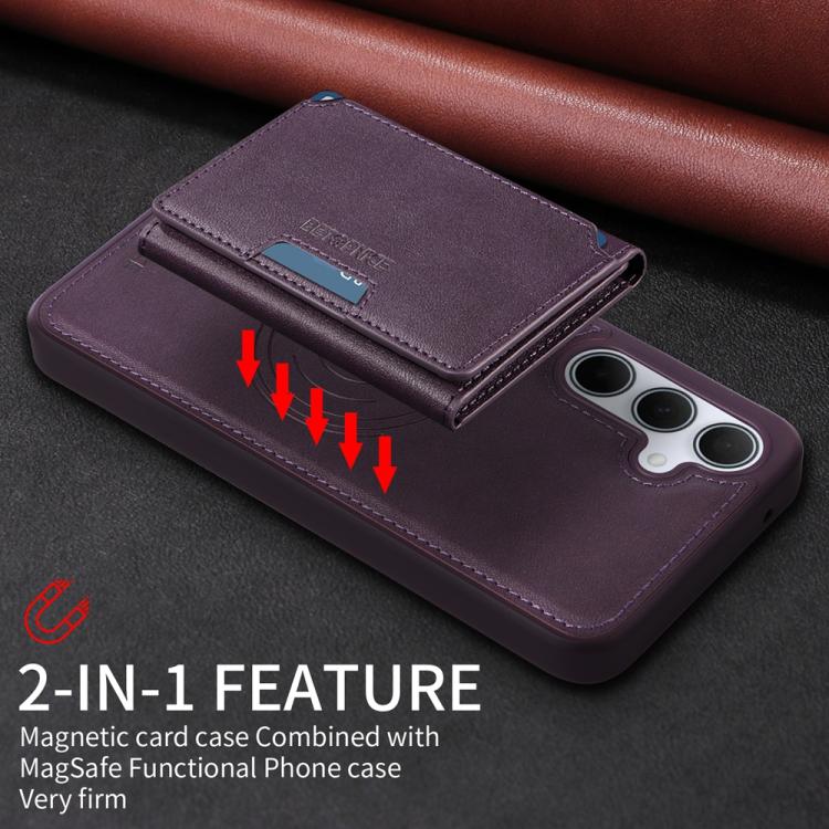 For Samsung Galaxy A35 5G BETOPNICE Horizontal Flip Detachable MagSafe Wallet Phone Case
