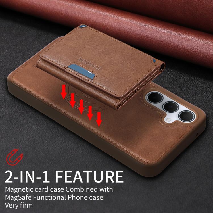 For Samsung Galaxy A35 5G BETOPNICE Horizontal Flip Detachable MagSafe Wallet Phone Case