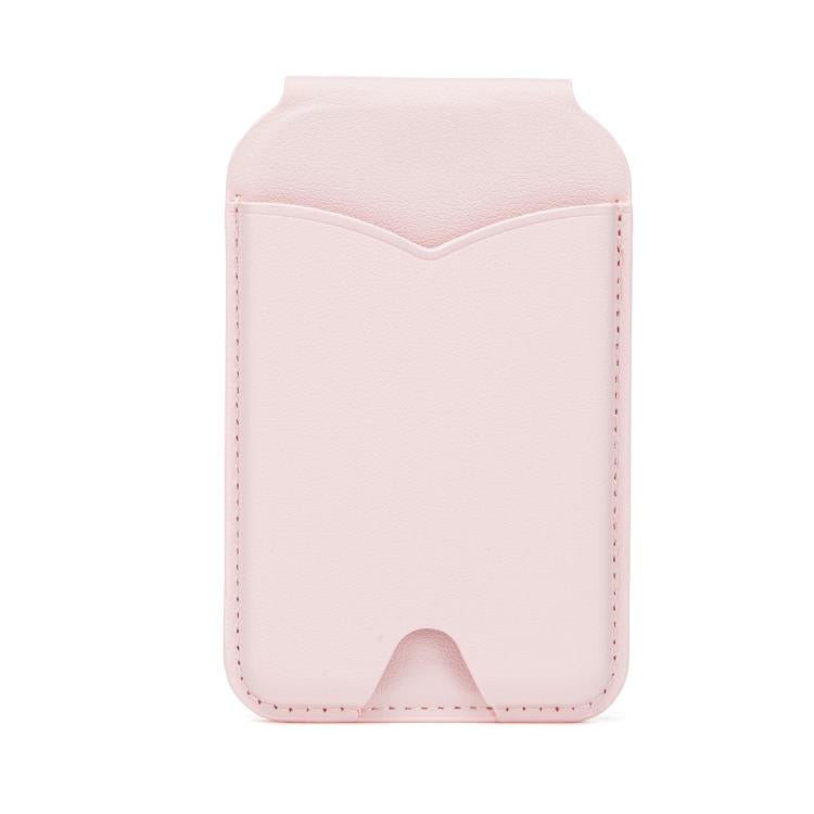 Hinge Mirror Phone Holder Leather Card Bag