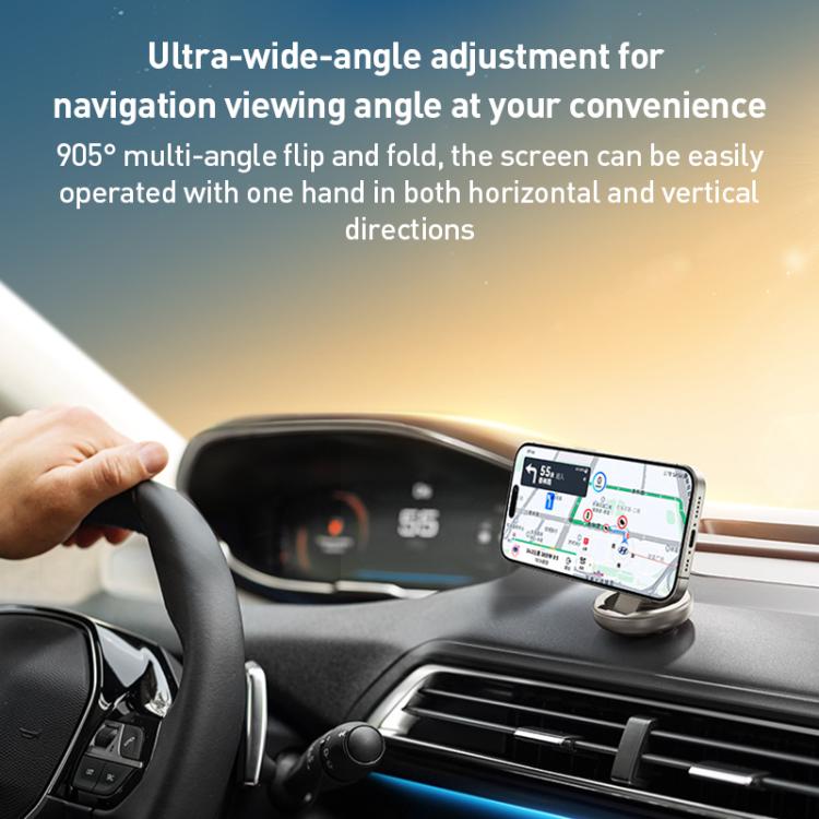 MOMAX CM30 Pac Mount Universal Transparent Magnetic Rotating Car Holder