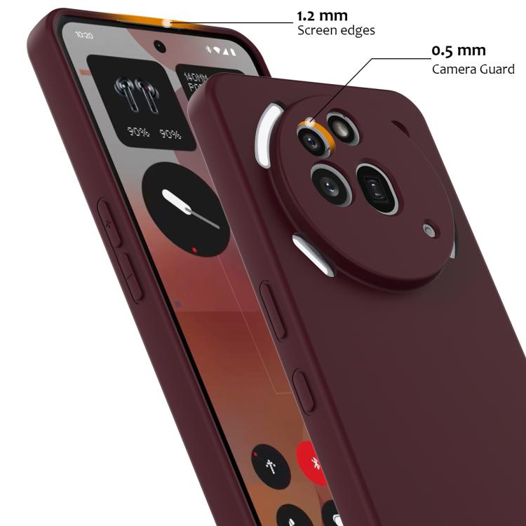 For Nothing Phone 3a Pro Shockproof Silicone Magsafe Phone Case